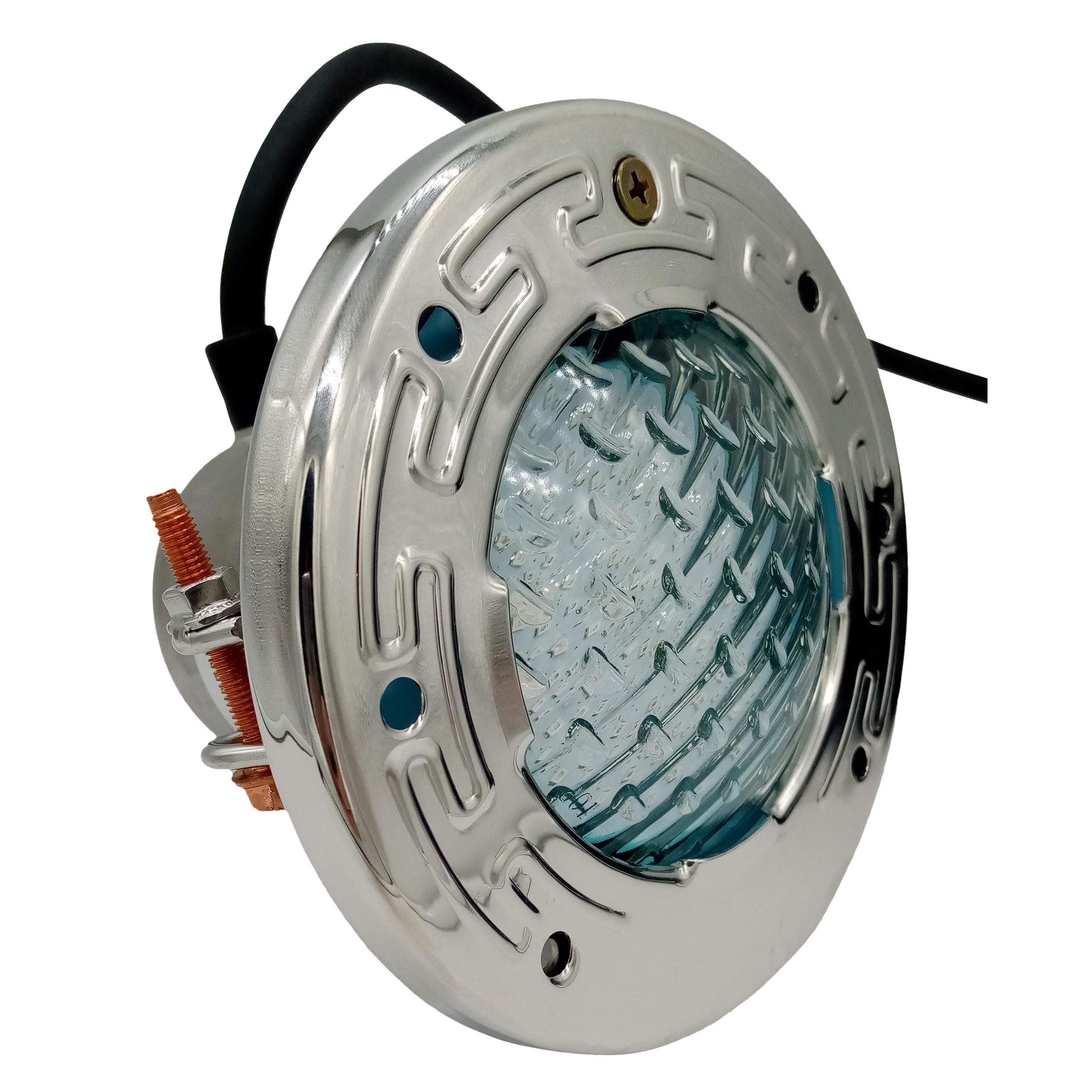 PoolTone White LED Spa Light 12 or 120 Volts 15 - 150 Foot Cord