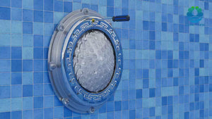 Pool Tone® 16 Color LED Luz de piscina 12 o 120 voltios Llanta SS 15-150 pies (11 pulgadas de diámetro)