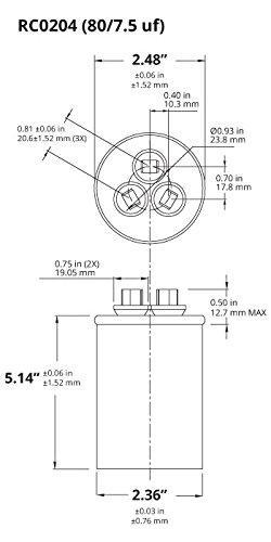 Capacitor Replacement for Pentair® 473198 440-Volt 50 uf MiniMax® Plus Pool and Spa Heat Pump Electronics > Circuit Boards & Components > Passive Circuit Components > Capacitors Pentair 