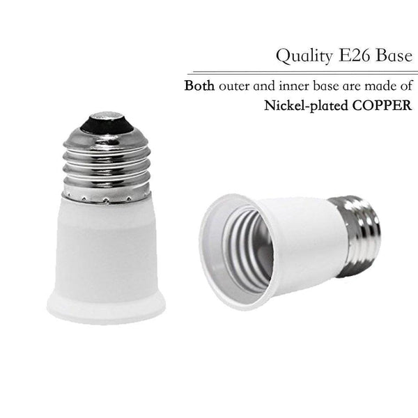 E26 to E26 Socket Extender,E26/E27 to E26/E27 Lamp Holder Adapter