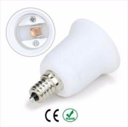 Halogen LED Bulb E11 to E26 Mini Candelabra Adapter Spa Light Home & Garden > Lighting > Light Bulbs Pool Tone 