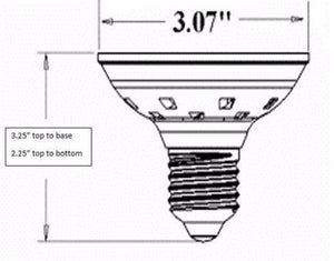 Hayward® Pentair® Spa Color LED Light 120V Edison Base E27 Home & Garden > Lighting > Light Bulbs Refined LED 