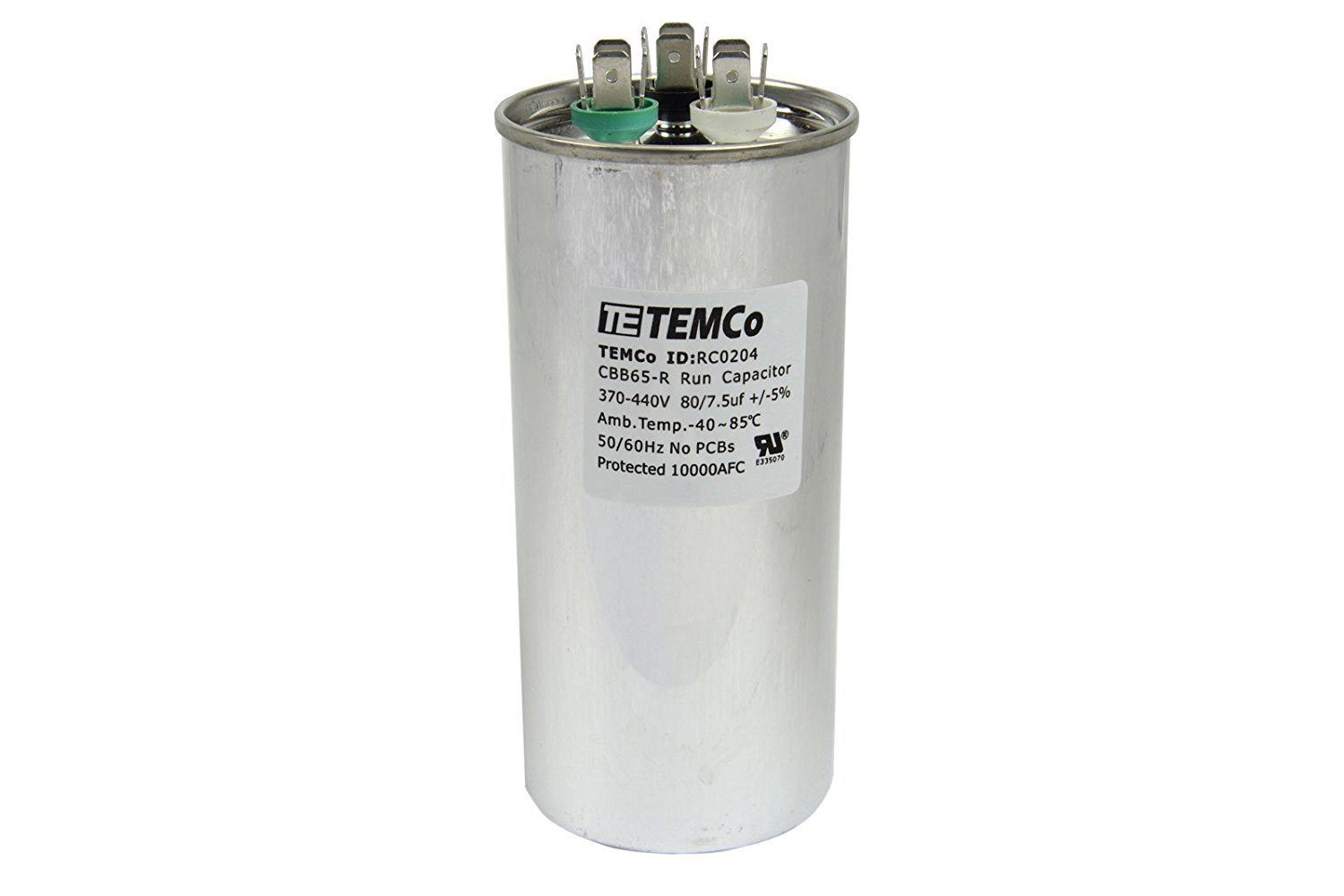 ICP Heil Tempstar Air Conditioner Dual Run Capacitor 80/7.5 uf 370 volt 1172296 Electronics > Circuit Boards & Components > Passive Circuit Components > Capacitors Universal 