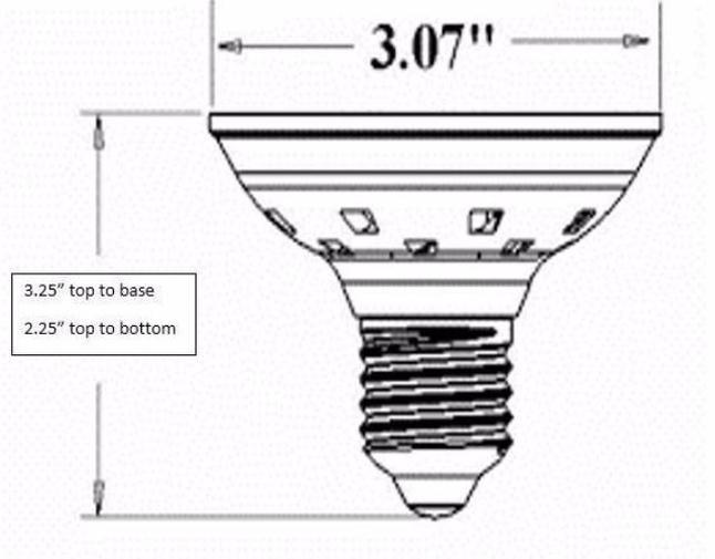 PoolTone™ Color LED Bulb 120V Edison Base E27 for Hayward® Astrolite I