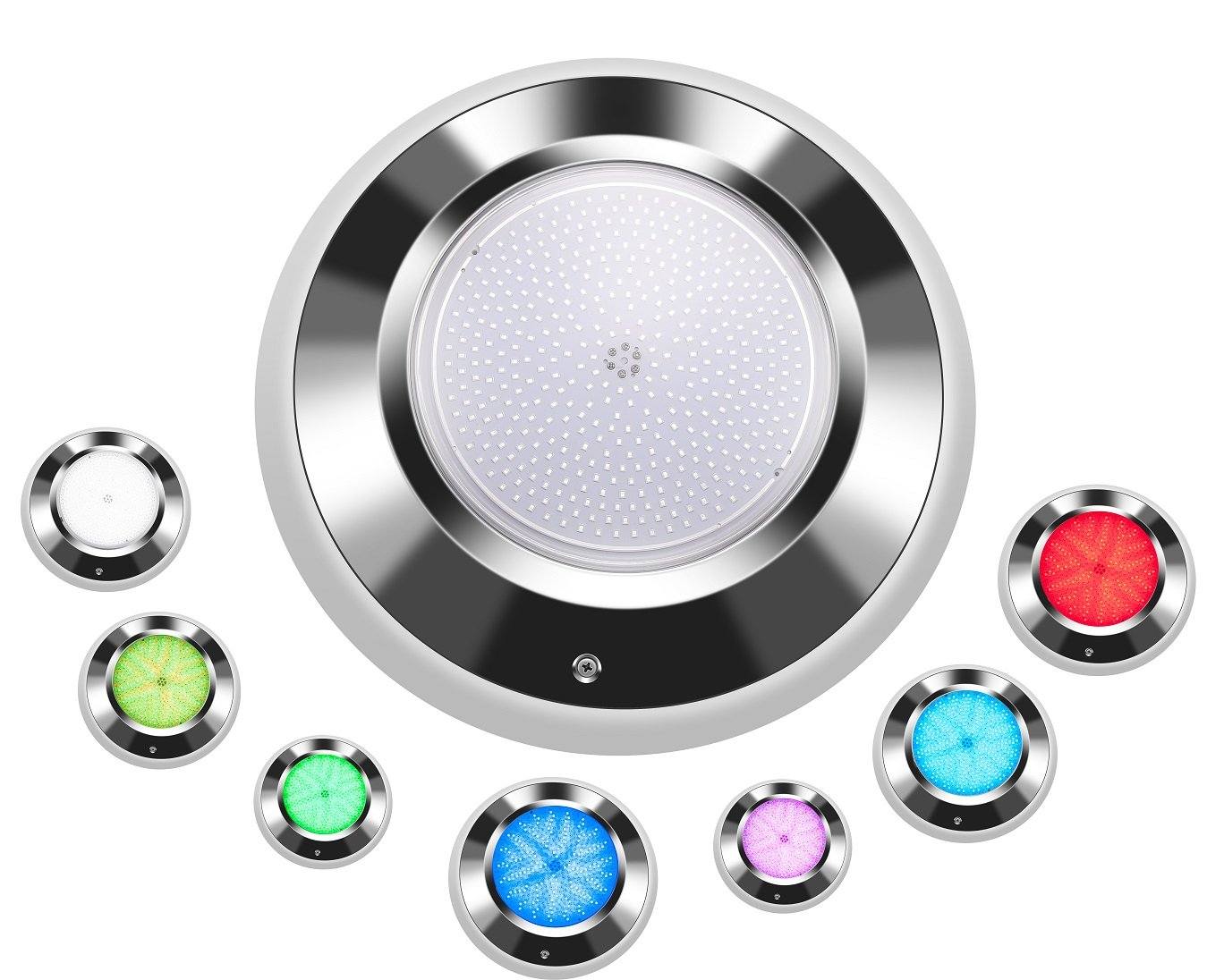 PoolTone™ Color LED Nicheless Wall Pool Light 12 or 120 Volts