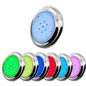 Pool Tone® 16 Color LED Pool Light 12 or 120 Volts SS Rim 15 - 150 FT (11 inch diameter) Home & Garden > Pool & Spa PoolTone 