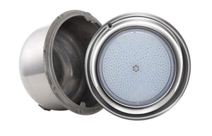 Pool Tone® WHITE LED Pool Light 12 or 120 Volts SS Rim 15 - 150 FT (11 inch diameter) Home & Garden > Pool & Spa PoolTone 